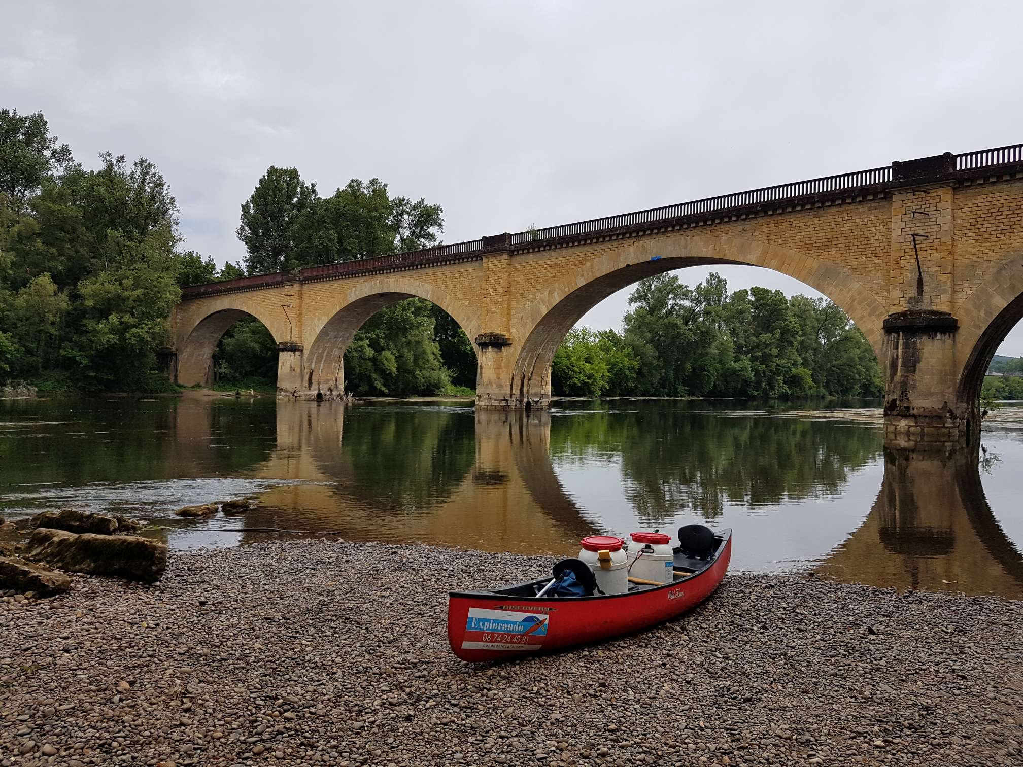 Bild: Frankreich Dordogne, Kanu
